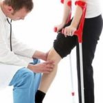 What physical therapy exercises are prescribed for a dislocated patella during different periods of rehabilitation?