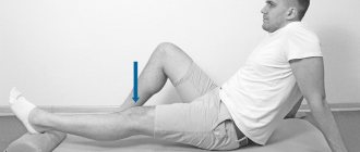 Passive knee extension